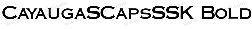 CayaugaSCapsSSK Bold字体转换